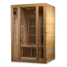 Infrared Sauna for 2 Persons, Hemlock Wood