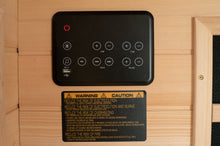 Vienna, Corner Spacious Infrared Sauna Canadian Hemlock Ultra Low EMF, 12 Heaters, 4-5 Persons