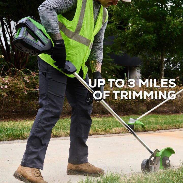 8 Inch Electric Edger 82 Volt from Greenworks - Tool Only