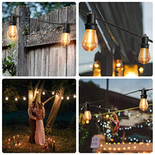 Solar Bulb Outdoor 49 Ft Shatterproof String Lights