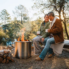 Solo Stove Bonfire Fire Pit -  Smokeless Fire Pit Stainless Steel Outdoor Heater for Backyard, Patio & Camping