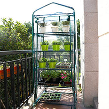 5 Tier Mini Greenhouse with Shelves and PVC Cover