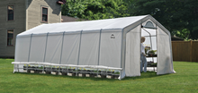 Diffused Fabric Steel Frame Greenhouse