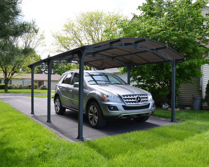 Arcadia Curved Polycarbonate Roof Carport | CANOPIA by PALRAM