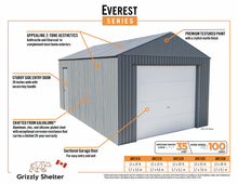 20 Year Steel Garage With Roll-up Door