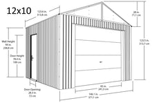 20 Year Steel Garage With Roll-up Door