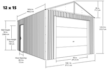 20 Year Steel Garage With Roll-up Door