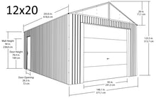 20 Year Steel Garage With Roll-up Door