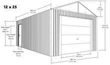 20 Year Steel Garage With Roll-up Door