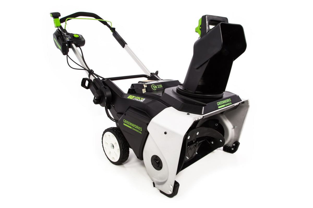 Greenworks Snow Thrower Blower Kit With 8Amp 82V Battery and Charger