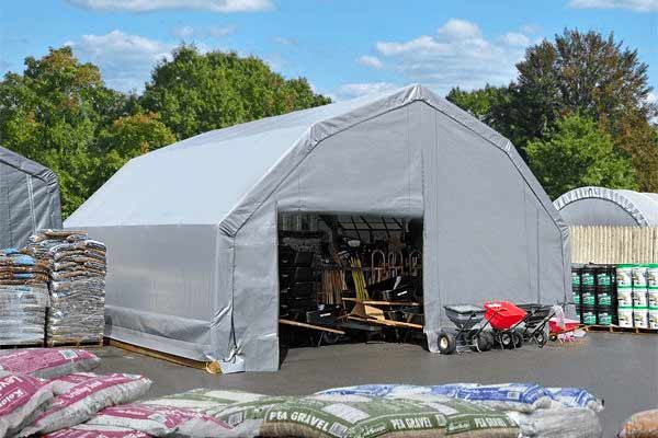 Commercial Round, Barn or Peaked Storage Garage – Grizzly Shelter