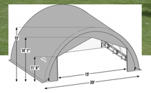 Commercial Heavy Duty Garage Shelter