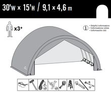 Commercial Heavy Duty Garage Shelter