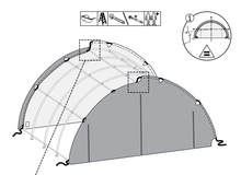 Commercial Heavy Duty Garage Shelter
