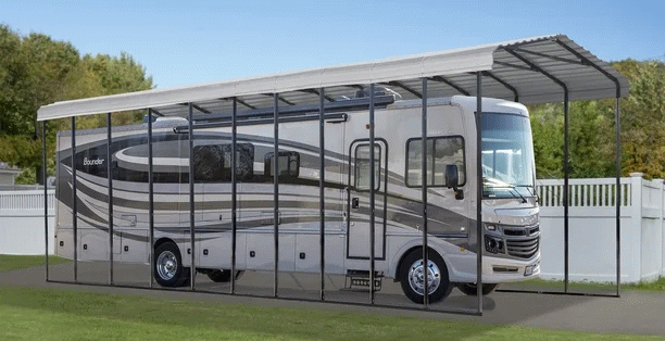 Protect Your Vehicles and Equipment with Steel Carports and RV Shelter ...