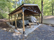 20 Foot Wide Steel Kootenay Carport Kit