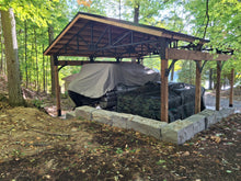 20 Foot Wide Steel Kootenay Carport Kit
