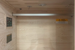 Blisspod | Vienna | Far Infrared Sauna | Canadian Hemlock Very Low EMF | 72.8"H x 35.4"W x 25.6"D | 1 Person