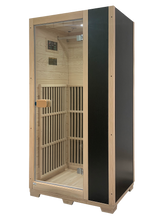 Blisspod | Vienna | Far Infrared Sauna | Canadian Hemlock Very Low EMF | 72.8"H x 35.4"W x 25.6"D | 1 Person