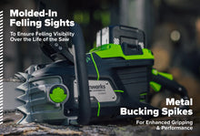 Greenworks Commercial OPTIMUS 5.0kw HOG Chainsaw Core 530 Kit