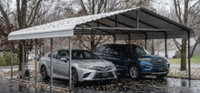 20 Foot Wide Steel Carport