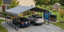 20 Foot Wide Steel Carport