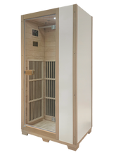 Blisspod | Vienna | Far Infrared Sauna | Canadian Hemlock Very Low EMF | 72.8"H x 35.4"W x 25.6"D | 1 Person