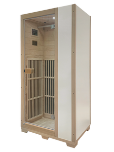 Blisspod | Vienna | Far Infrared Sauna | Canadian Hemlock Very Low EMF | 72.8"H x 35.4"W x 25.6"D | 1 Person