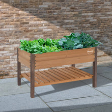 Wood Deep Raised Garden Soil Planter Boxes
