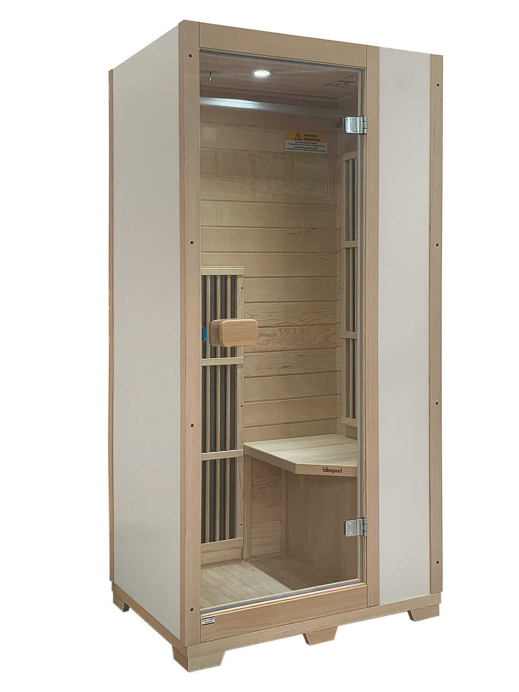 Blisspod | Vienna | Far Infrared Sauna | Canadian Hemlock Very Low EMF | 72.8