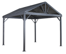 Hardtop Gazebo 10 ft. x 10 ft. Light Gray