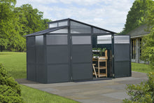 8 x 11 ft Black Aluminum Storage Shed