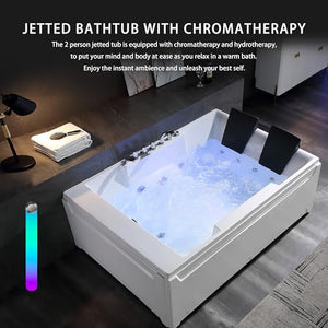 Whirlpool Bathtub 2 Person Hydromassage With Water Jets