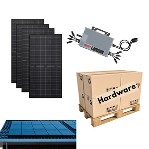 Solar Panel 5kw Power Grid-Tied Roof Mounted Kits