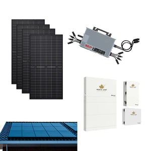 Solar Panel 5kw Power Grid-Tied Roof Mounted Kits