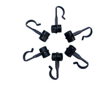 APEX GARDEN 36-PCS Heavy-Duty Steel Curtain Hooks with Wheels, Smooth Sliding Replacement for Gazebo Netting & Curtains, Fits Most Gazebo Track Systems (Sojag Compatible)