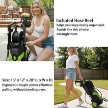4500 PSI Pressure Washer, High Pressure Washer with 4 Quick Connect Nozzle & Foam Cannon & Filter, Power Washer for Cars/Fences/Driveways/Patio/Home Cleaning, Green