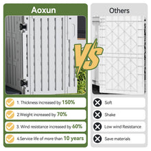 Outdoor Storage Cabinet 35 Cu.Ft Outdoor Trash Can Storage Shed
