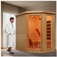 Infrared Wood Sauna, 1 or 2 Person Home Canadian Hemlock