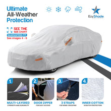 10-Layer Car Cover Waterproof All Weather Covers Snow Cover - Winter Rain Sun SUV or Truck (See SizeChart)