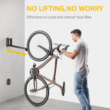 Swivel Bike Wall Mount Hanger for Garage, No Heavy Lifting Required