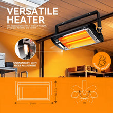 Electric Garage Heater 120V with 2 Heat Settings, 2-Pack