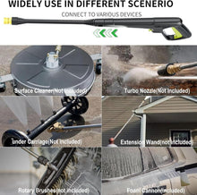 4500 PSI Pressure Washer, High Pressure Washer with 4 Quick Connect Nozzle & Foam Cannon & Filter, Power Washer for Cars/Fences/Driveways/Patio/Home Cleaning, Green