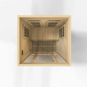 Infrared Sauna for 2 Persons, Hemlock Wood