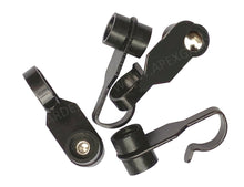 APEX GARDEN 36-PCS Heavy-Duty Steel Curtain Hooks with Wheels, Smooth Sliding Replacement for Gazebo Netting & Curtains, Fits Most Gazebo Track Systems (Sojag Compatible)