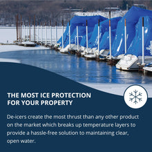 Kasco Deicer 1/2 HP Lake & Pond De-icer 120V – Single Phase with 25 Ft Electric Power Cord | Water Deicer for Ponds, Lakes & Dock Bubbler