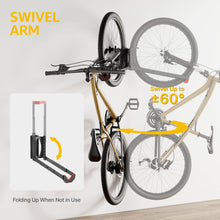 Swivel Bike Wall Mount Hanger for Garage, No Heavy Lifting Required