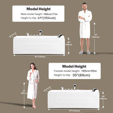 Whirlpool Bathtub, 67-Inch Jetted Bathtub, Hydro Massage