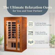 Barcelona 1-2 Person Far Infrared Sauna - Curbside Shipping