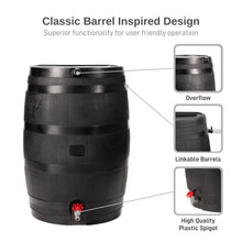 50-Gallon ECO Rain Barrel Made with 100% Recycled Plastic
